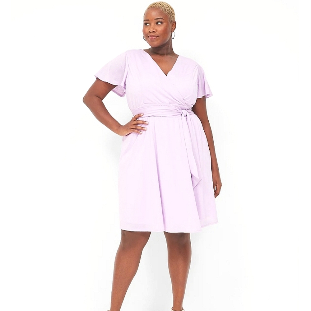 Lilac Dress by Lane Bryant